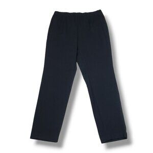 J‎ Jill Ponte Slim Leg Pants Womens Medium Black High Rise Pull On